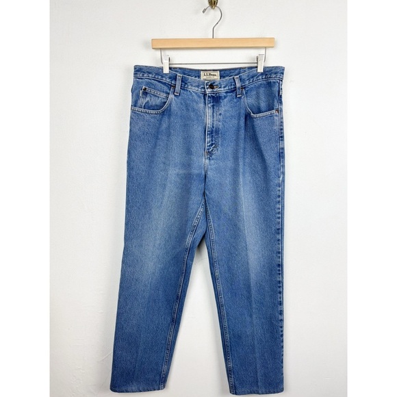 Vintage L.L. Bean Men’s Relaxed Denim Jeans Sz 35x28